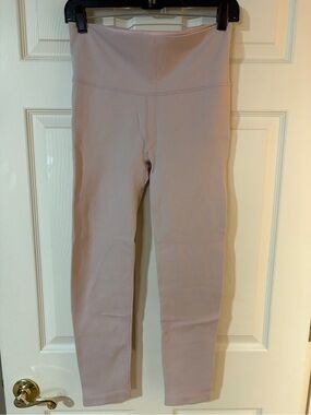 LN! Love & Sports High-Waist Women’s Leggings in Light Pink, 26" inseam